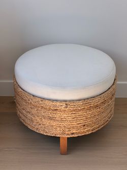 Beautiful bohemian-style ottoman