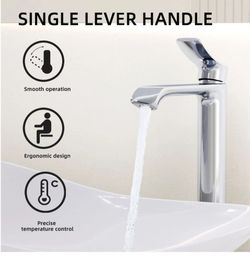 Bathroom Faucet Modern Waterfall Tall