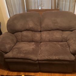 Grey love  seat