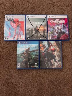 5 video games look at description for prices