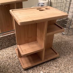 Bamboo Skincare/Makeup Organizer