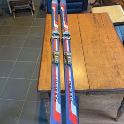 Vintage  Rossignol Skis With Salomon Bindings  Size Of The Skis 170