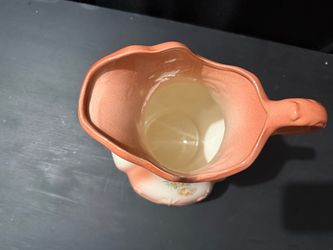 Vintage Ironstone 1890 England Floral Pitcher