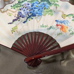 Hand Painted Asian Fan