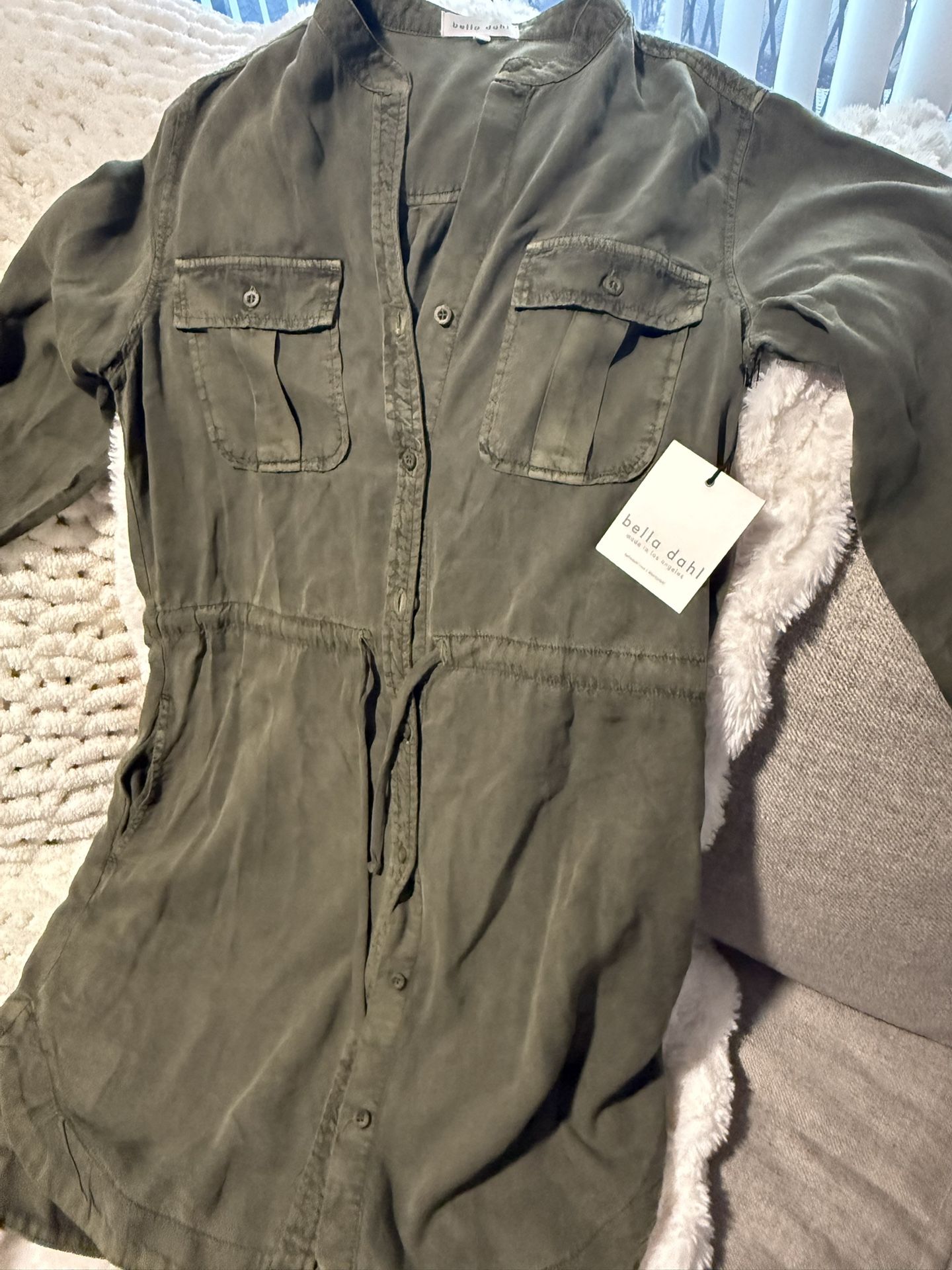 Bella Dahl Utility Dress Size L