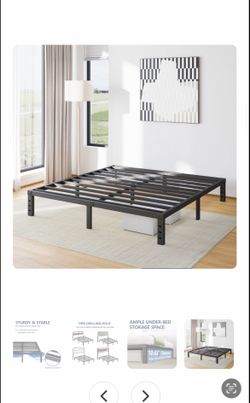 King platform metal frame