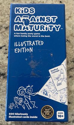 Kids Against Maturity: Funny Family Card Game for Kids & Adults | Hilarious Party Game for Family