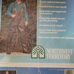 $10 Chest Waders Sz 11 Rubber Insulated Never Used!