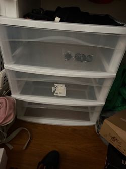 Plastic drawers