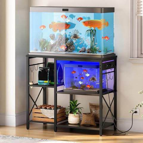 HOOBRO Fish Tank Stand with Power