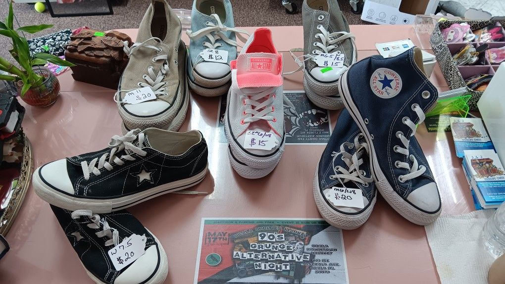 Converse Shoes $12-$20