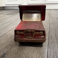Vintage 1960s Tonka Jeep Dump truck Good  Condition Working