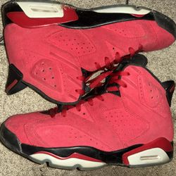 All Red Jordan 6s