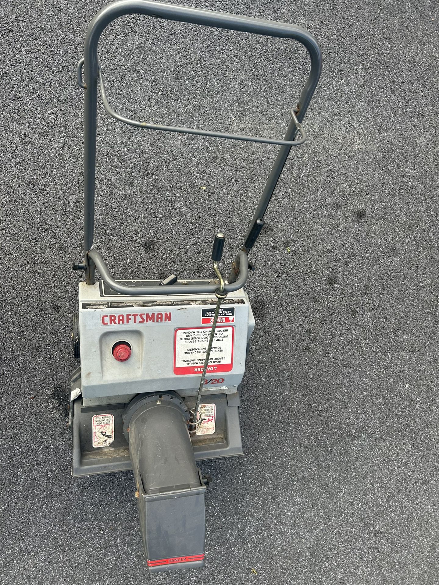 Craftsman 2 Cycle Snowblower