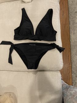 Black Medium 2 Piece Bathing Suit