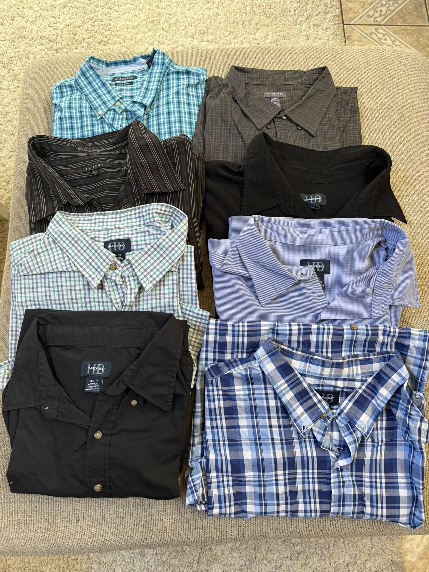 Men’s Big And Tall Shirt Bundle