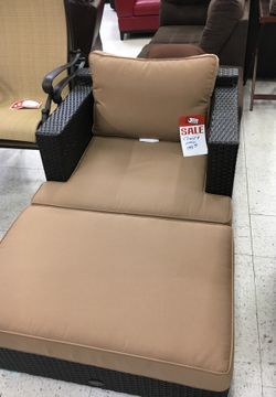 Chair and ottoman