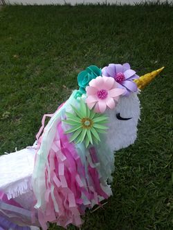 💜🦄Grande unicornio piñata🦄💗