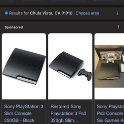 PS3 Slim With 1 Controller 