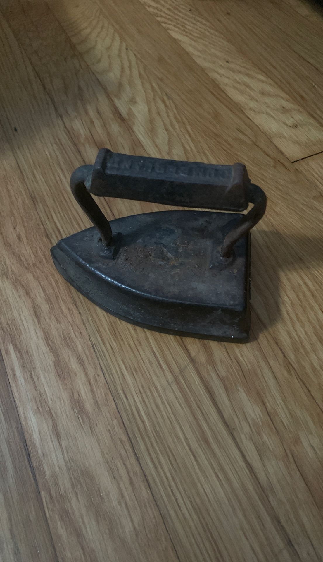 Vintage smoothing iron