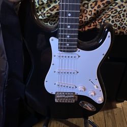 Austin 6-string Guitar And Guitar Case + Shoulder Strap
