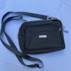 Gray/Pink Baggallini Crossbody Bag