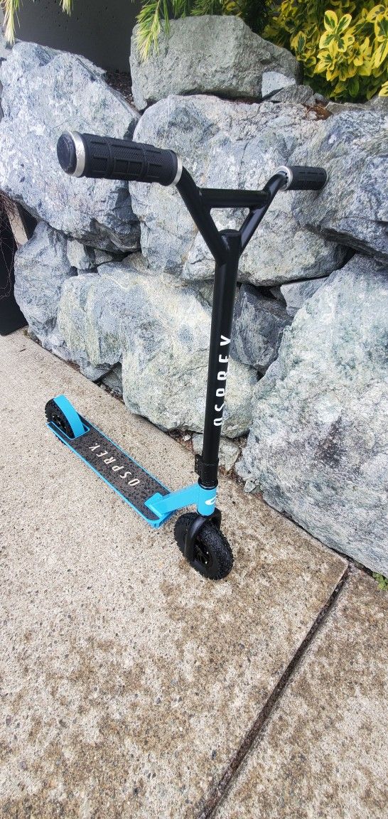 Osprey Dirt Scooter, All Terrain Trail Adult Scooter with Chunky Off Road Tire 
