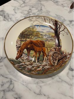 Vintage 1989 “The First Day Of Spring” Collector Plate The Hamilton Collection