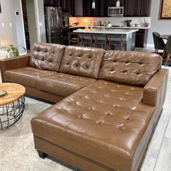 Leather Sectional