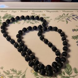 Strand Of Black String Pearls