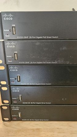 Cisco Switches 10Gb and PoE