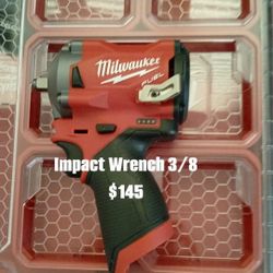 Stubby Impact Wrench 3/8  Only
