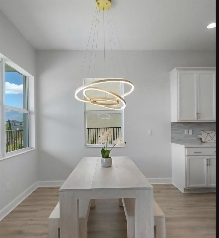 Light Weight Wood Pendant Light