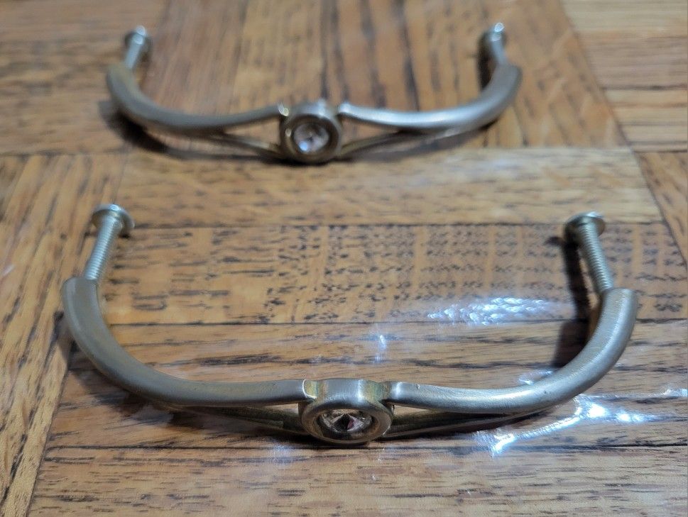 Set Of Two VINTAGE DRAWER HANDLES From Italy