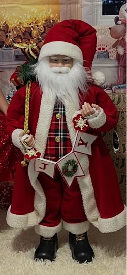 Standing animated Santa