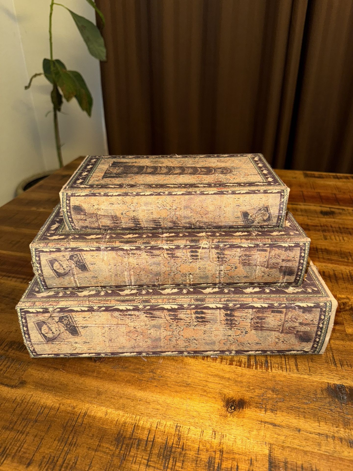 Storage Box Books Antique