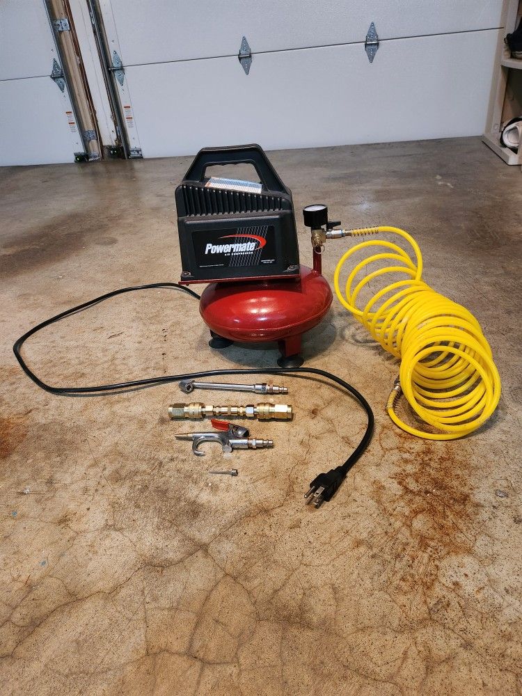 Air Compressor: POWERMATE TOOLS 1 Gallon Air Compressor
