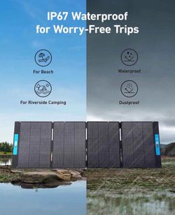 ANKER SOLIX PS400 PORTABLE SOLAR PANEL | 400 WATTS