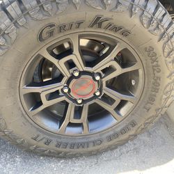 Almost New All terrain Tires  Grit King $300