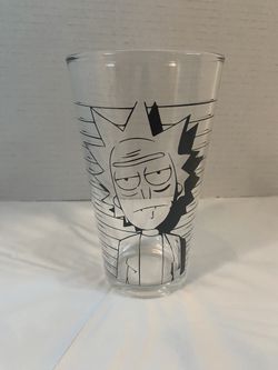 Rick And Morty Glass Cup
