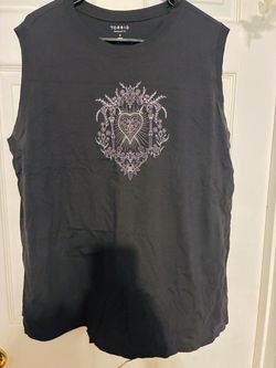 Torrid Relaxed Fit Sleeveless Graphic Tank Top