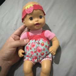 RARE VTG Fisher Price Little Mommy Baby So New Strawberry Baby Doll