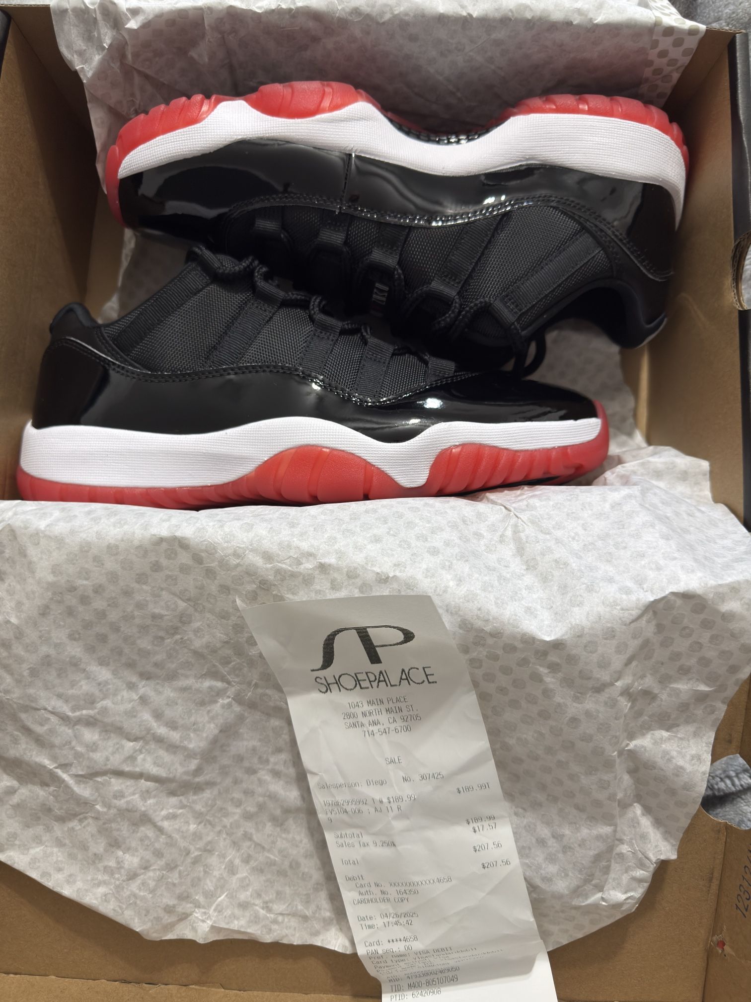 New Jordan 11 Bred