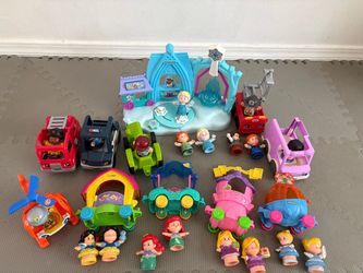 Little people Disney princess and cars lot