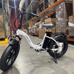 Folding electric bicycle