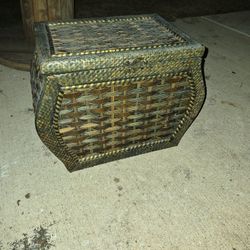 Vintage Wicker Trunk 