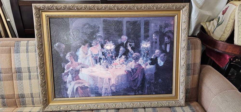 Night Enchantment Old Antique Picture