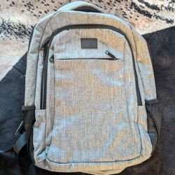 Gray Backpack 