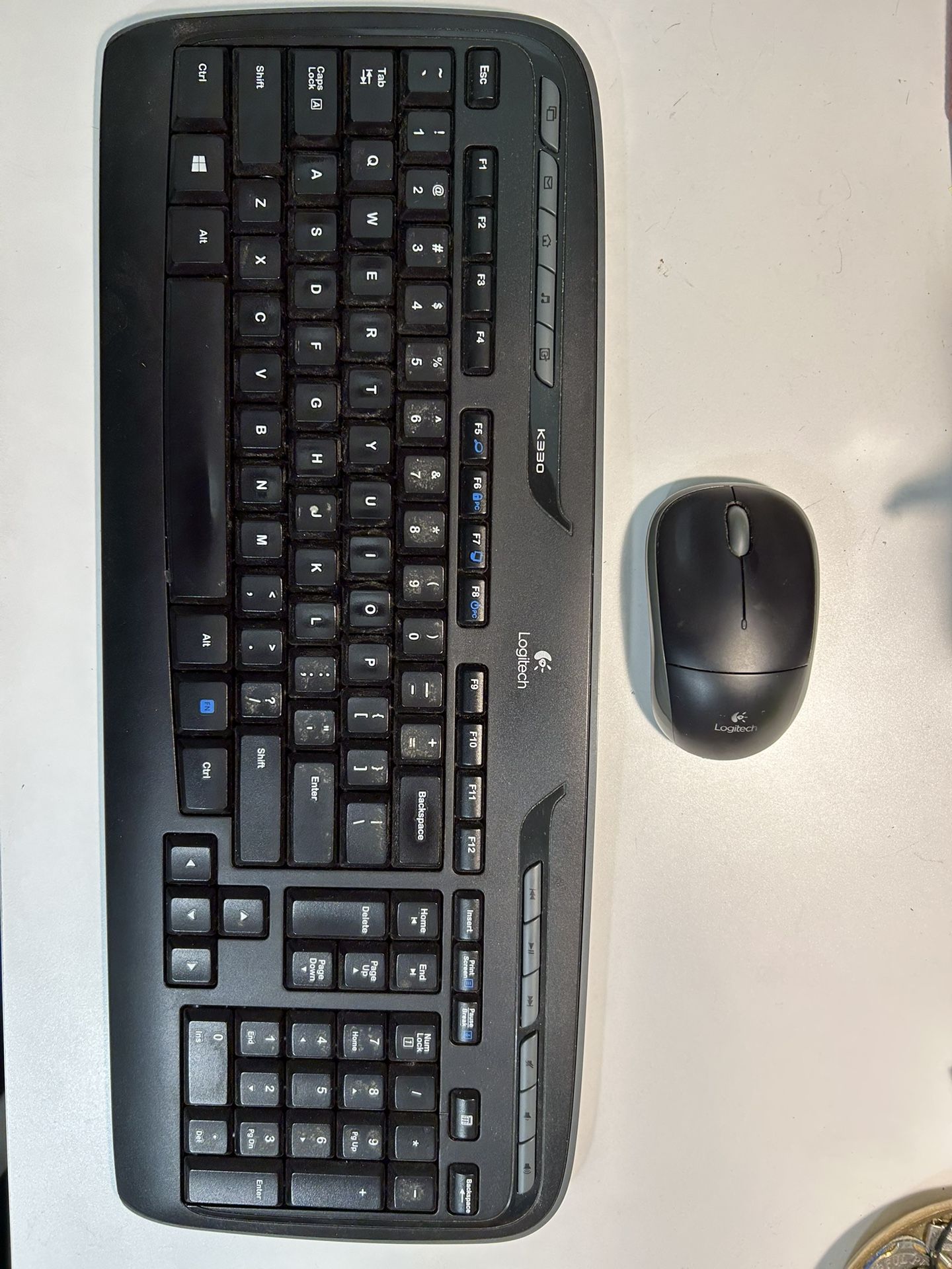Logitech K330 Wireless Keyboard & M215 Mouse