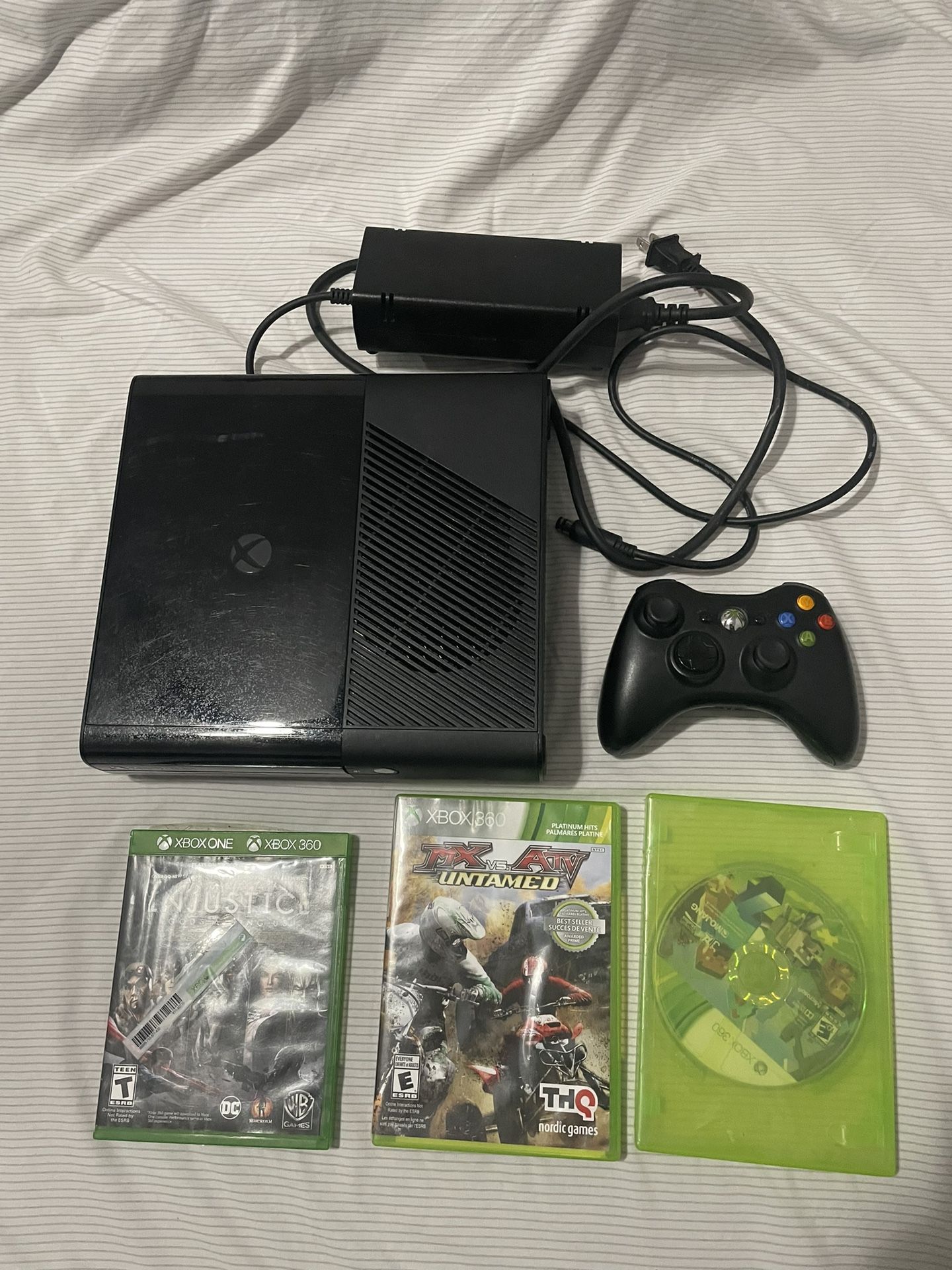 Xbox 360 E with Games